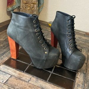 Jeffery Campbell Leather Litas size 8.5